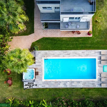 Martimi - 200m From Drapanias - Pool - Hot Tub - Sauna - Bbq Apartament *